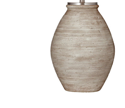 Bassett Mirror - Fraser 31" Cream Concrete Table Lamp - L4634T view 3