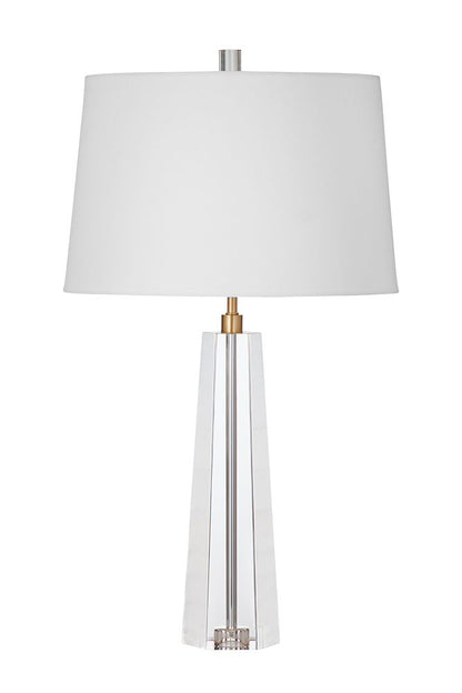Bassett Mirror - Frome 26" Brass Crystal Table Lamp - L4619T view 1