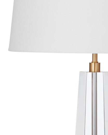Bassett Mirror - Frome 26" Brass Crystal Table Lamp - L4619T view 2