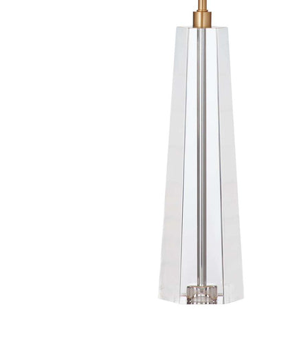 Bassett Mirror - Frome 26" Brass Crystal Table Lamp - L4619T view 3