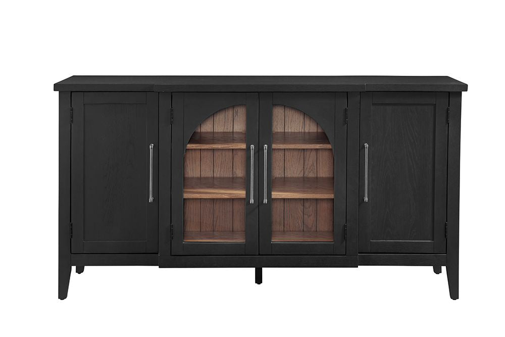 Bassett Mirror - Fynn 68" Black Oak Four-Door Storage Cabinet - 3310-DR-576 view 2