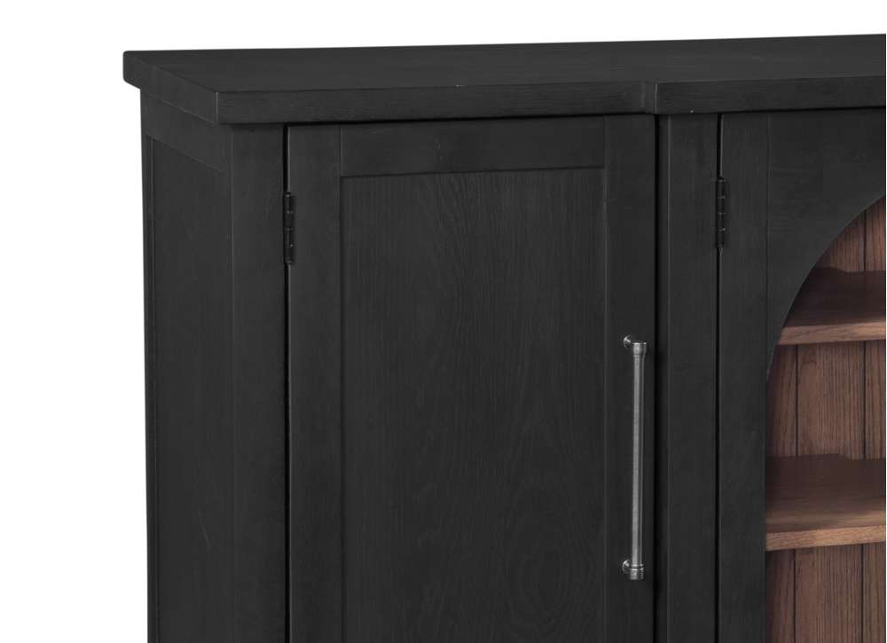 Bassett Mirror - Fynn 68" Black Oak Four-Door Storage Cabinet - 3310-DR-576 view 6
