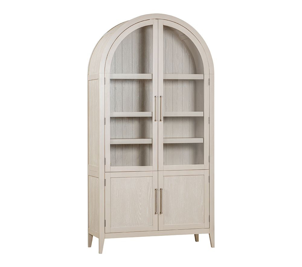 Bassett Mirror - Fynn 89" Cerused Gray Oak Display Cabinet - 3311-LR-500 view 1