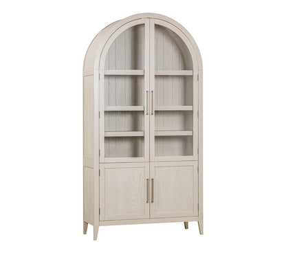 Bassett Mirror - Fynn 89" Cerused Gray Oak Display Cabinet - 3311-LR-500 view 1