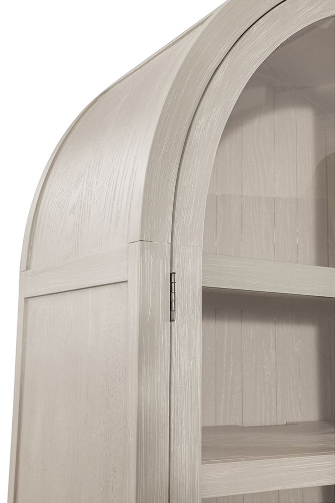 Bassett Mirror - Fynn 89" Cerused Gray Oak Display Cabinet - 3311-LR-500 view 4