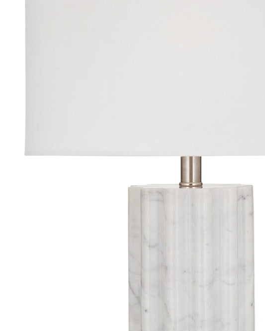 Bassett Mirror - Gabriella Table Lamp in White - L4750T view 2