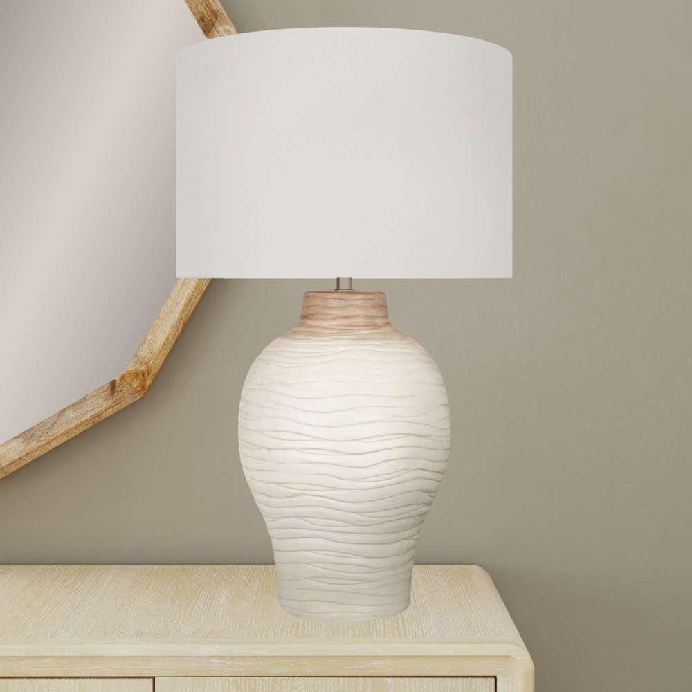Bassett Mirror - Gala 31" Cream Ceramic Table Lamp - L4727T view 4
