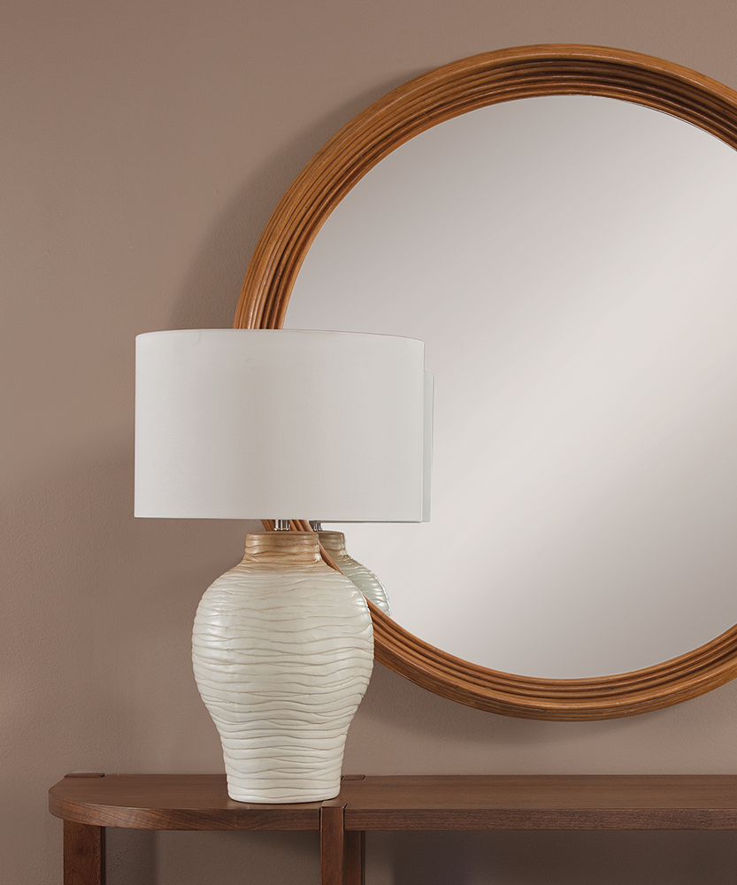 Bassett Mirror - Gala 31" Cream Ceramic Table Lamp - L4727T view 5