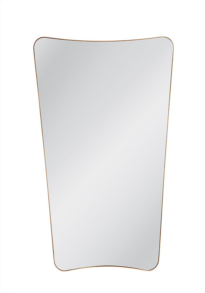 Bassett Mirror - Garcia 60" Gold Leaf Rectangular Wall Mirror - M5067 view 1