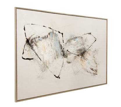 Bassett Mirror - Gascon Framed Canvas in Beige - 7301-081 view 1