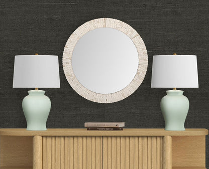 Bassett Mirror - Getty 30" Natural Round Wall Mirror - M5273 view 6