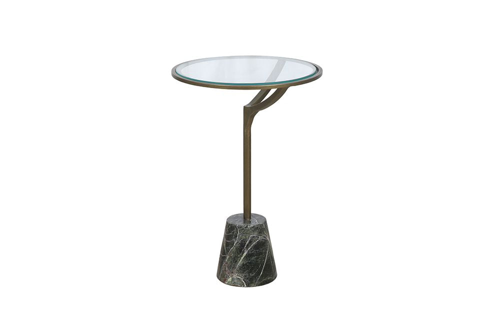 Bassett Mirror - Gianna Glass-Top Accent Table - 6124-LR-223 view 1