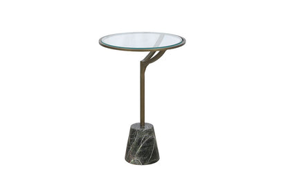 Bassett Mirror - Gianna Glass-Top Accent Table - 6124-LR-223 view 1