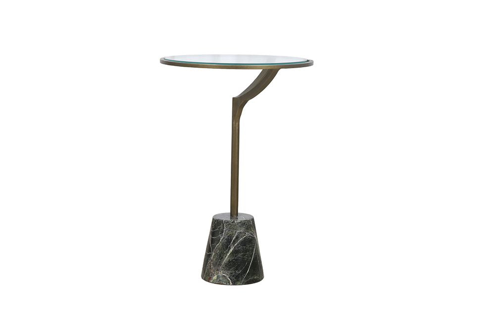 Bassett Mirror - Gianna Glass-Top Accent Table - 6124-LR-223 view 3