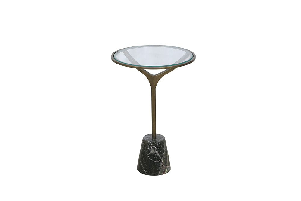 Bassett Mirror - Gianna Glass-Top Accent Table - 6124-LR-223 view 4