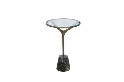 Bassett Mirror - Gianna Glass-Top Accent Table - 6124-LR-223 view 4