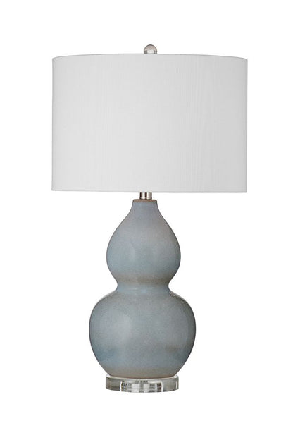 Bassett Mirror - Glencoe 28" Gray Ceramic Table Lamp - L4478T view 1