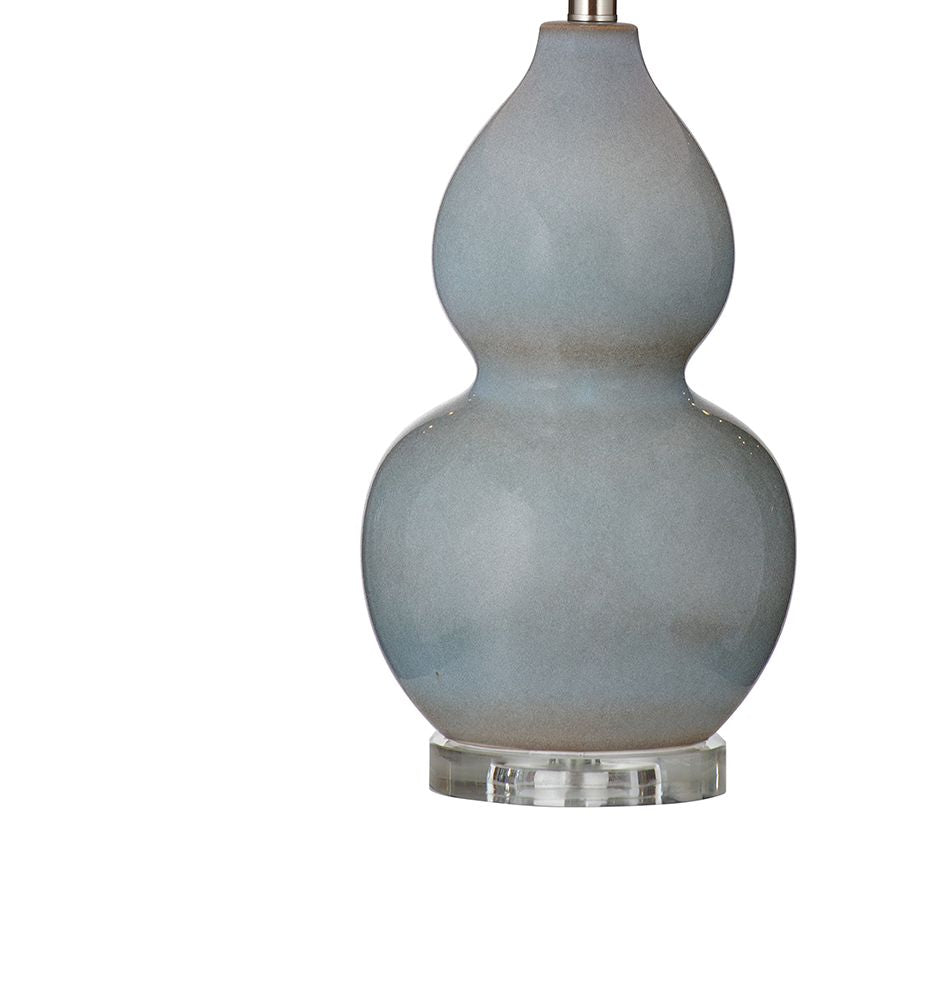 Bassett Mirror - Glencoe 28" Gray Ceramic Table Lamp - L4478T view 3