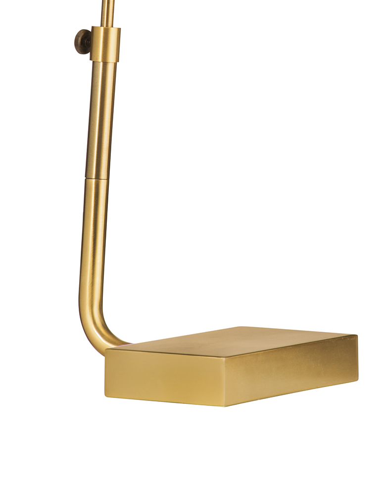 Bassett Mirror - Golden Desk Lamp 16" Brass Metal Table Lamp - L4463T view 3