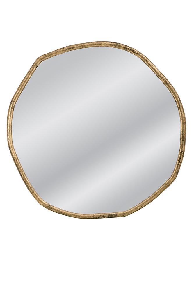 Bassett Mirror - Grant 52" Brass Round Wall Mirror - M5087 view 1