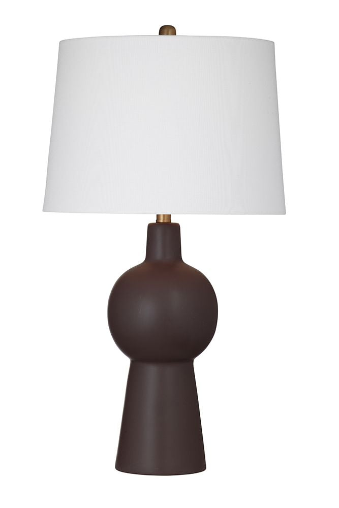 Bassett Mirror - Groton 29" Brown Ceramic Table Lamp - L4655T view 1