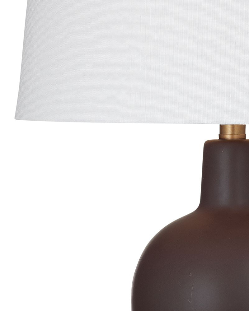 Bassett Mirror - Groton 29" Brown Ceramic Table Lamp - L4655T view 2