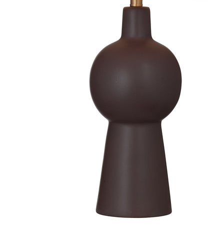 Bassett Mirror - Groton 29" Brown Ceramic Table Lamp - L4655T view 3
