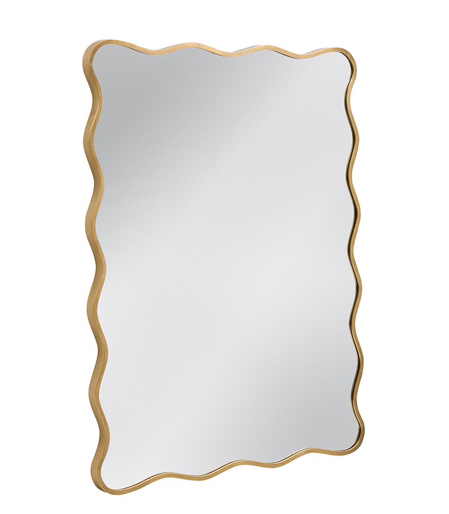 Bassett Mirror - Hadar 50" Gold Leaf Rectangular Wall Mirror - M5229 view 2