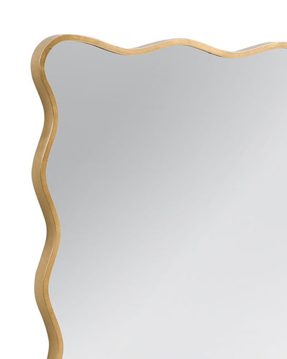 Bassett Mirror - Hadar 50" Gold Leaf Rectangular Wall Mirror - M5229 view 3