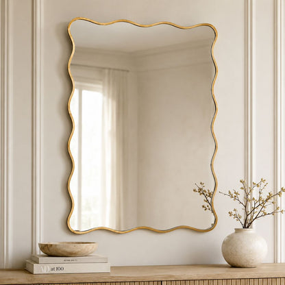 Bassett Mirror - Hadar 50" Gold Leaf Rectangular Wall Mirror - M5229 view 5