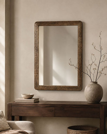 Bassett Mirror - Hallie 48" Brown Rectangular Wall Mirror - M5300 view 5