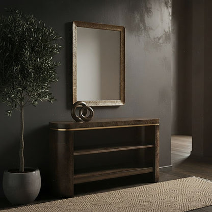 Bassett Mirror - Hallie 48" Brown Rectangular Wall Mirror - M5300 view 8