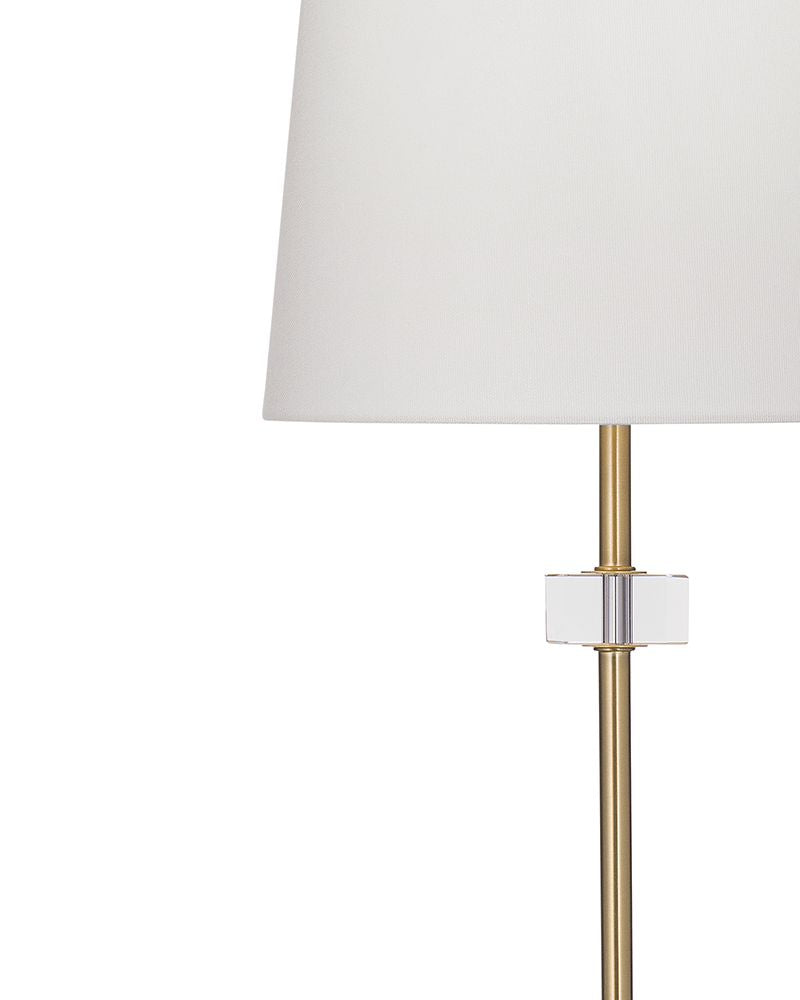 Bassett Mirror - Hampton 32" Gold Crystal Table Lamp - L4530T view 2