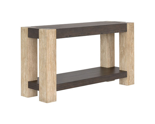 Bassett Mirror - Harmony 54" Natural Acacia Console Table - 2540-400B-T view 1