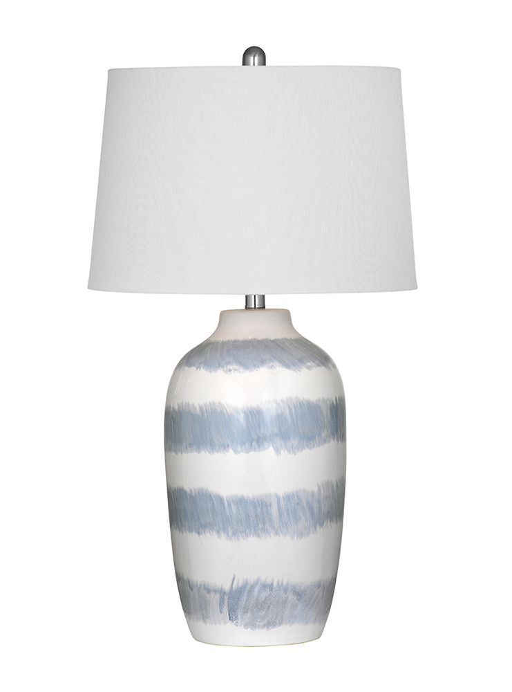 Bassett Mirror - Harper 28" Cream Ceramic Table Lamp - L4546T view 1