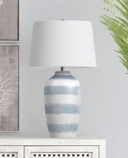 Bassett Mirror - Harper 28" Cream Ceramic Table Lamp - L4546T view 4
