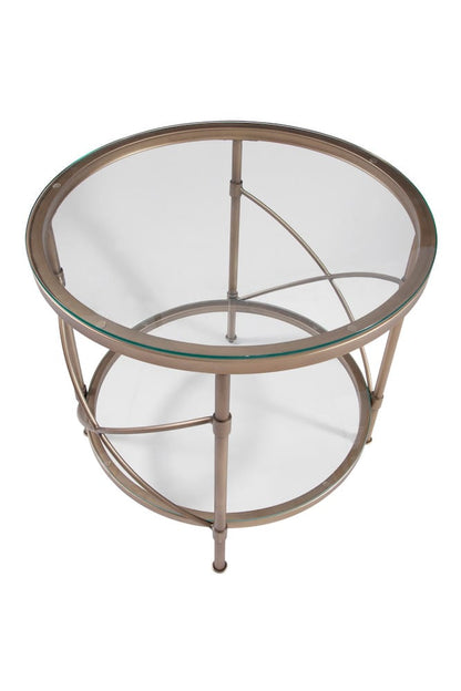 Bassett Mirror - Harrison Round End Table - 7530-LR-220 view 3