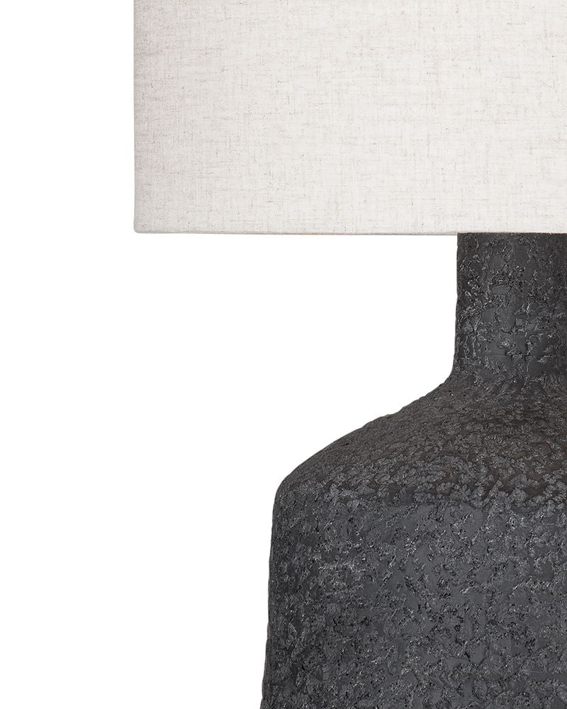 Bassett Mirror - Hartley 34" Black Resin Table Lamp - L4517T view 2