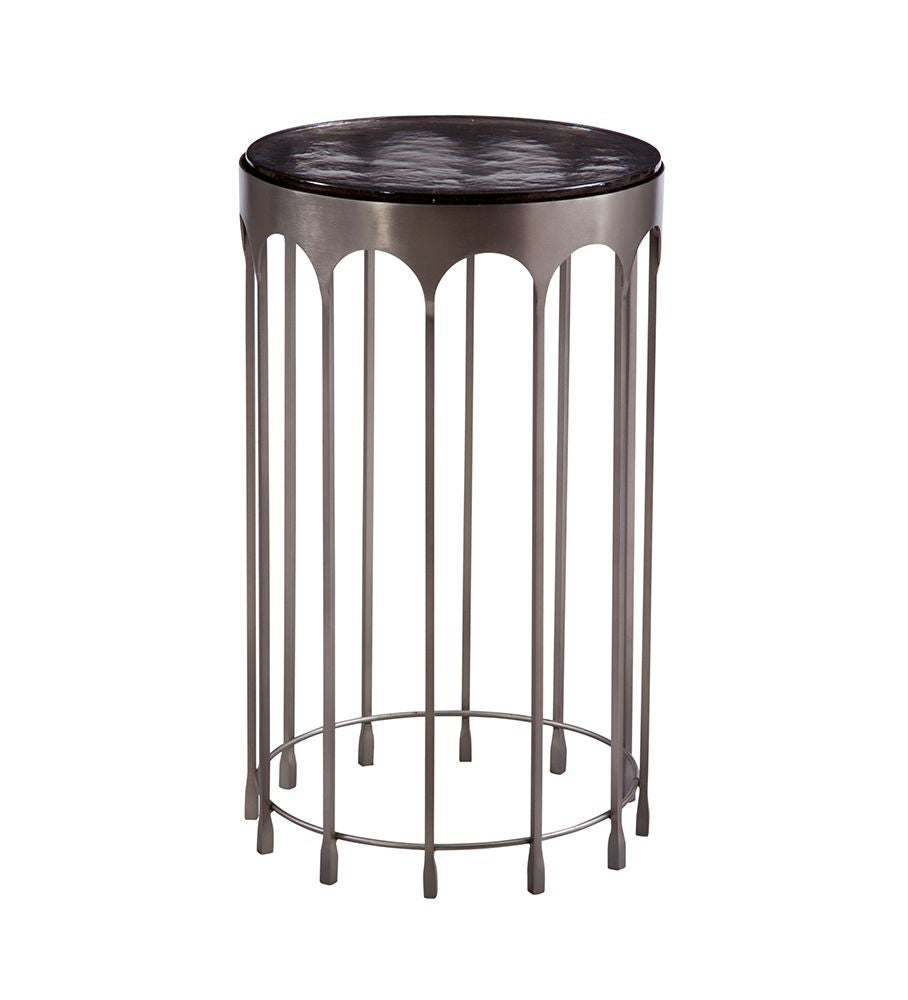 Bassett Mirror - Hartley Cast Glass Accent Table - 6066-LR-223 view 1