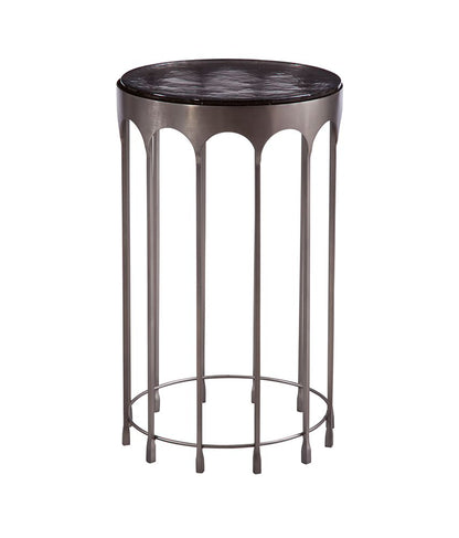 Bassett Mirror - Hartley Cast Glass Accent Table - 6066-LR-223 view 2