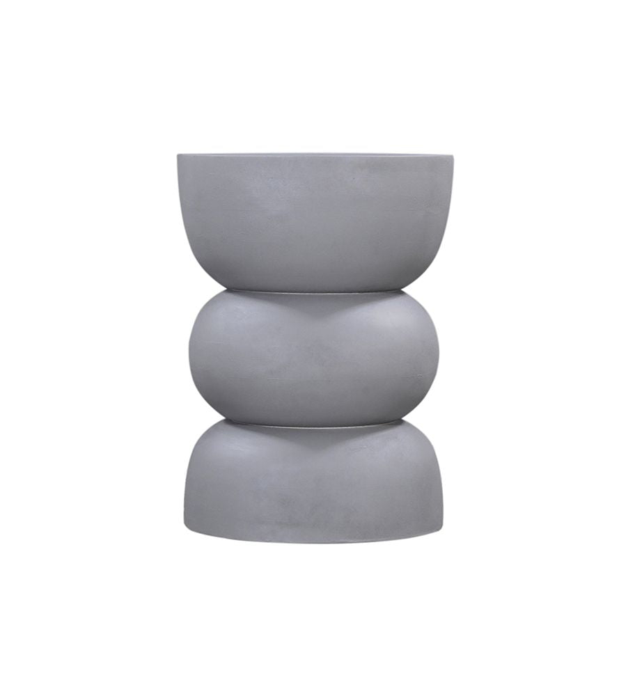Bassett Mirror - Haven Gray Plaster Accent Table - 5593-LR-223 view 2
