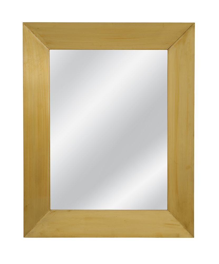 Bassett Mirror - Haywood 50" Brass Rectangular Wall Mirror - M5275 view 1