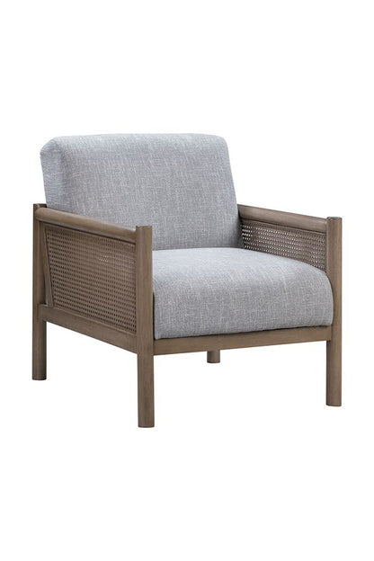 Bassett Mirror - Hedges Baltic Blue Cane Accent Chair - 9301-LR-805 view 1