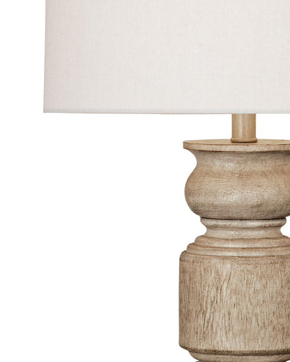 Bassett Mirror - Helford 30" Brown Resin Table Lamp - L4631T view 2