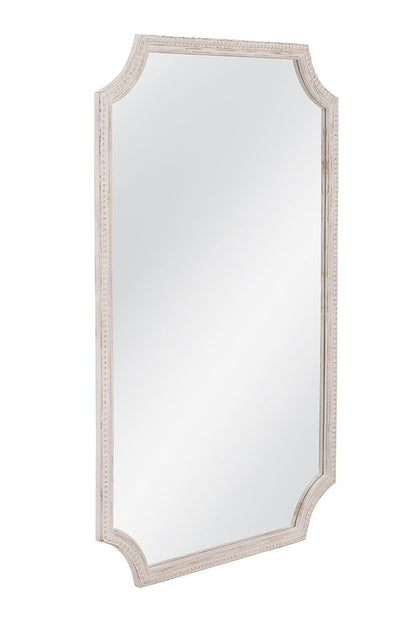 Bassett Mirror - Hendrix 60" White Rectangular Wall Mirror - M5270 view 2