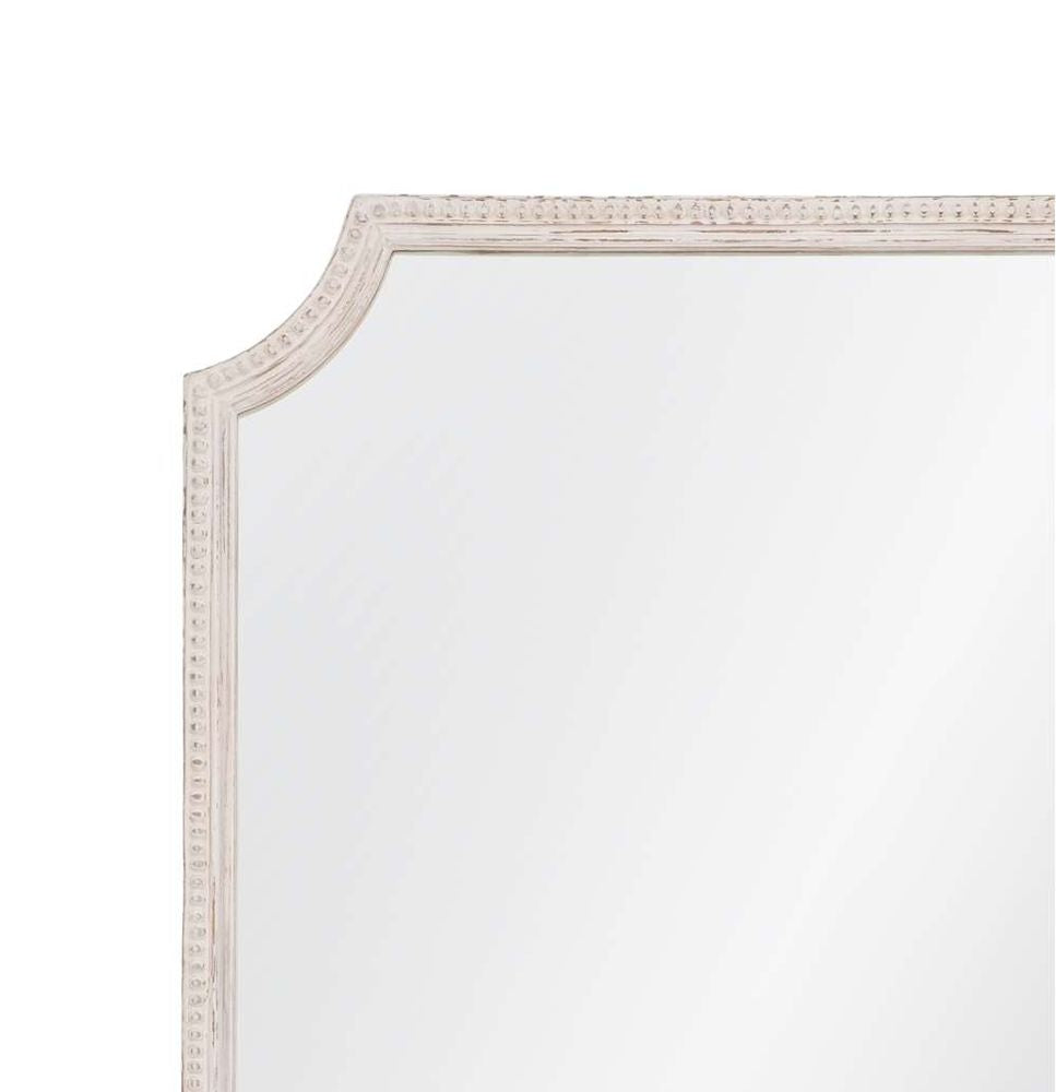 Bassett Mirror - Hendrix 60" White Rectangular Wall Mirror - M5270 view 4