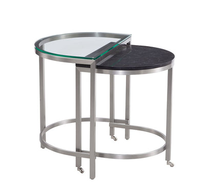 Bassett Mirror - Hensley Black Marble Bunching End Table - 9200-LR-202 view 1