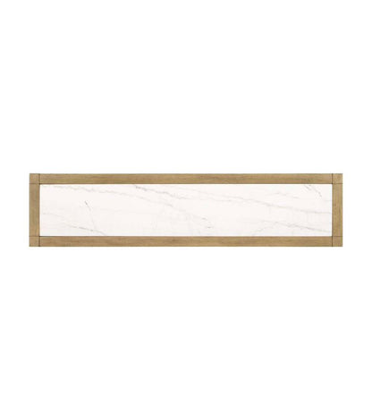 Bassett Mirror - Holden 60" Blonde Wood Marble Console Table - 6044-LR-400 view 3