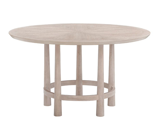 Bassett Mirror - Horizons 54" White Oak Round Dining Table - 2533-700B-T view 1
