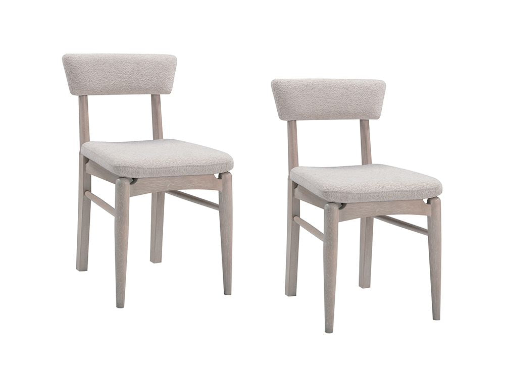 Bassett Mirror - Horizons White Boucle Dining Chair (Set of 2) - 2533-DR-800-2 view 1
